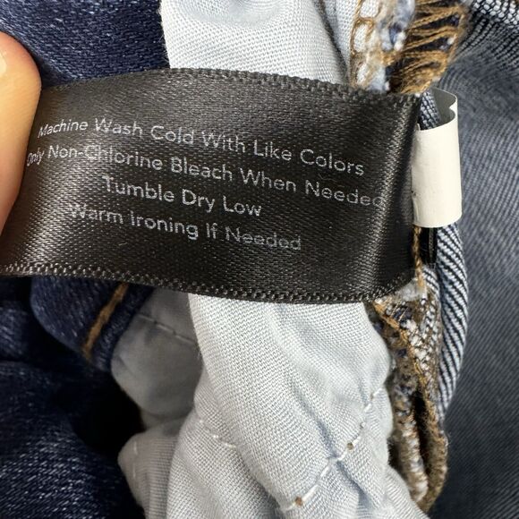 Boston Proper Jeans Women 4 Blue Medium Wash Flare High Rise Denim Stretch - Picture 15 of 15